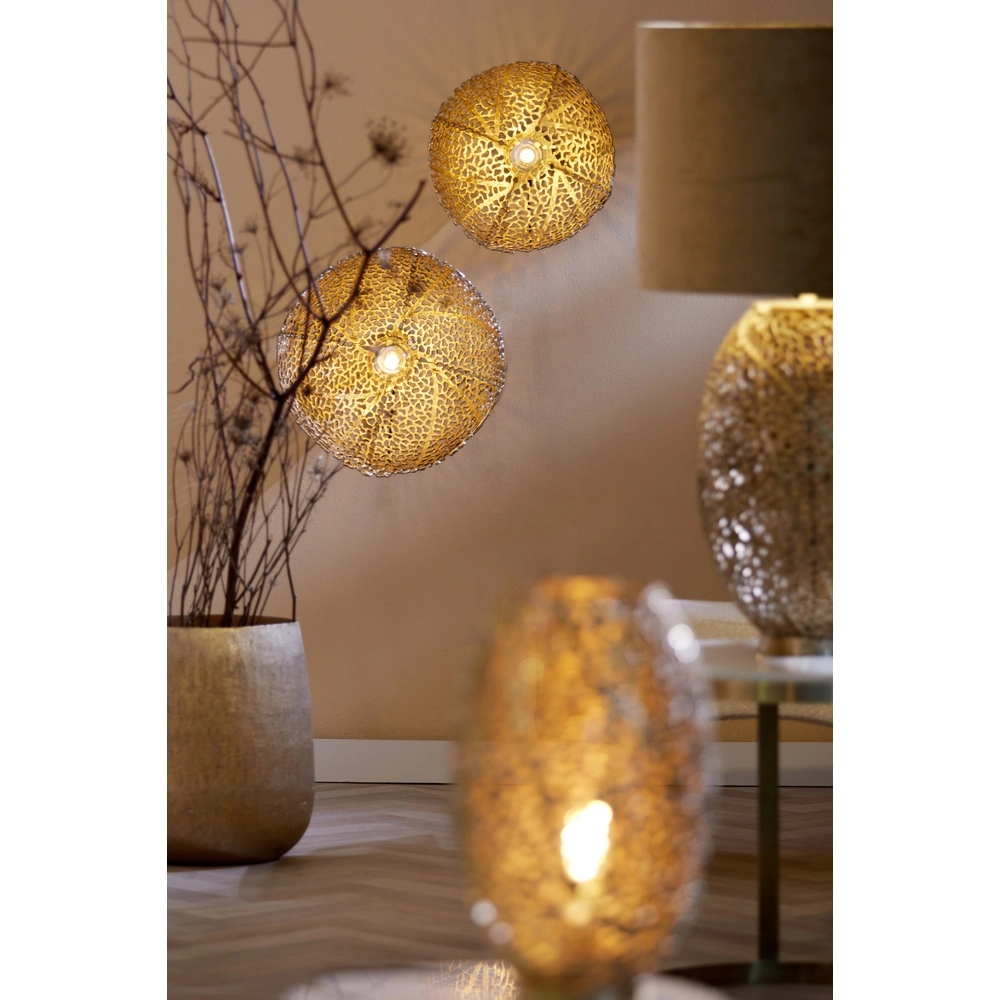 Messing wandlamp Sinula Ø 39cm - 1x E27 Light & Living 8717807641825
