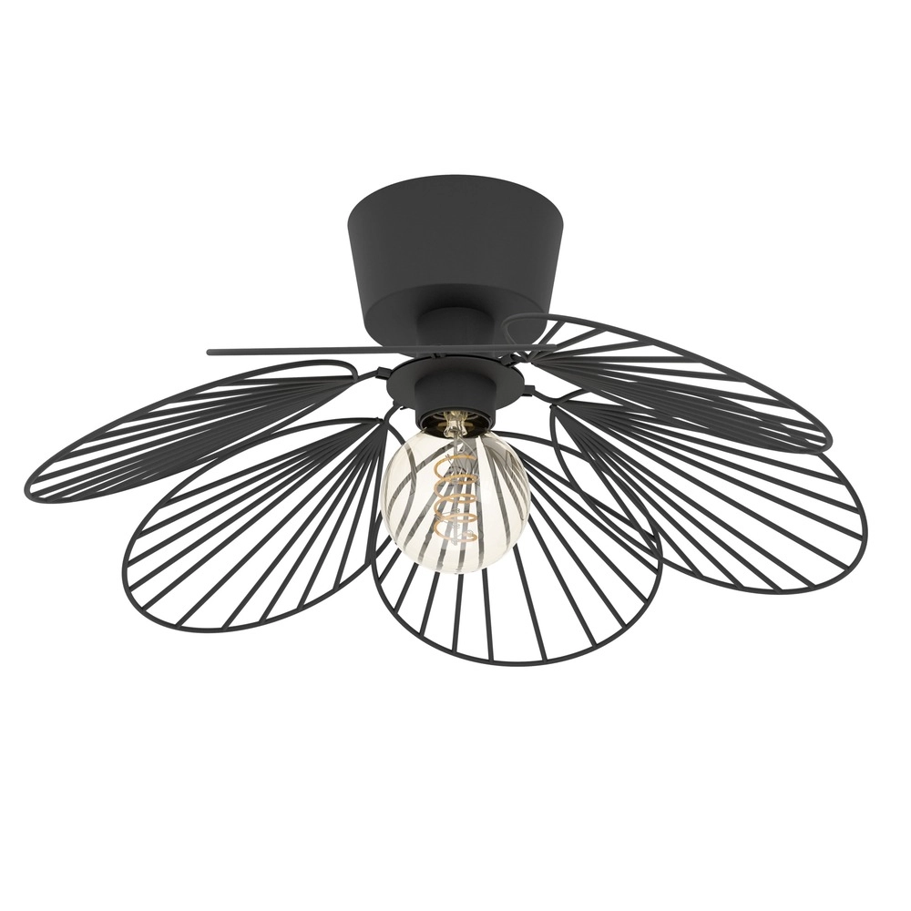 Plafondlamp Binacua zwart Ø 45cm Eglo 9008606405947