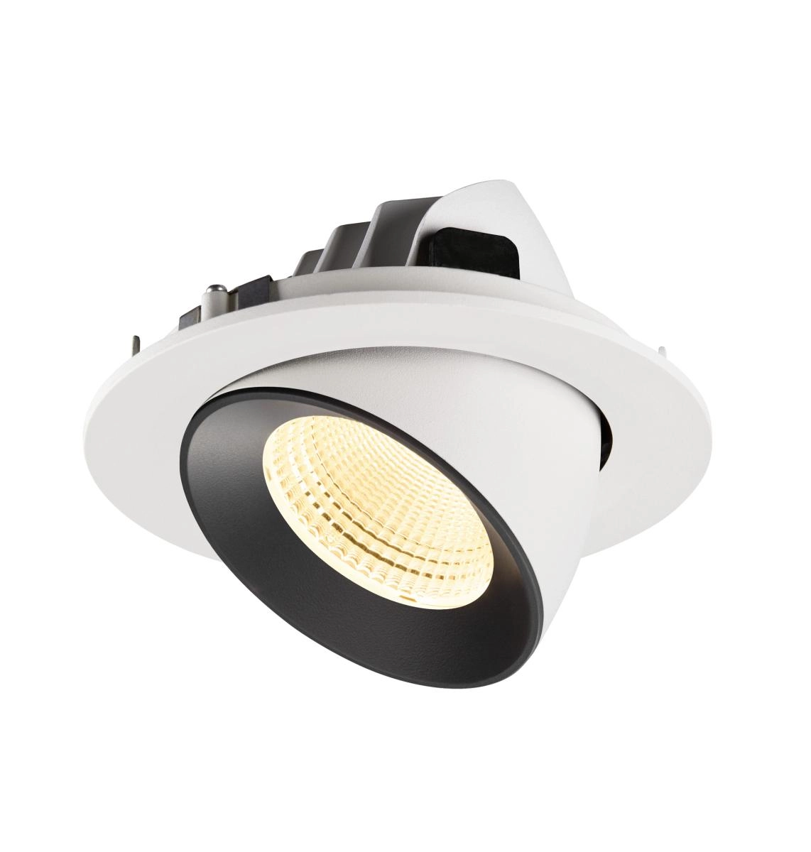 Inbouwspot Numinos Gimble L wit/zwart 3000K - 55gr SLV 4024163310185