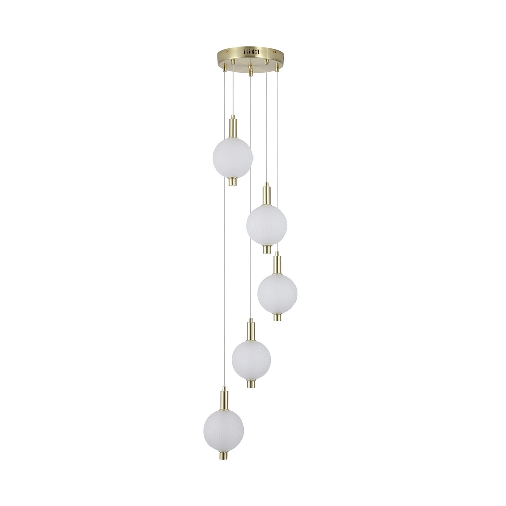 Design hanglamp Luminique 5-lichts Searchlight 5053423297040