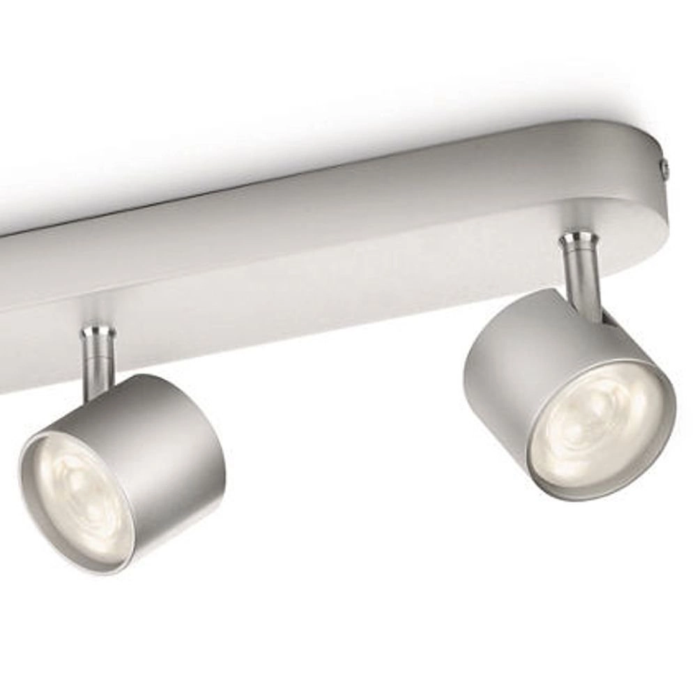 Led plafondspot My Living Star 4-lichts metaalgrijs Philips 8718291444916