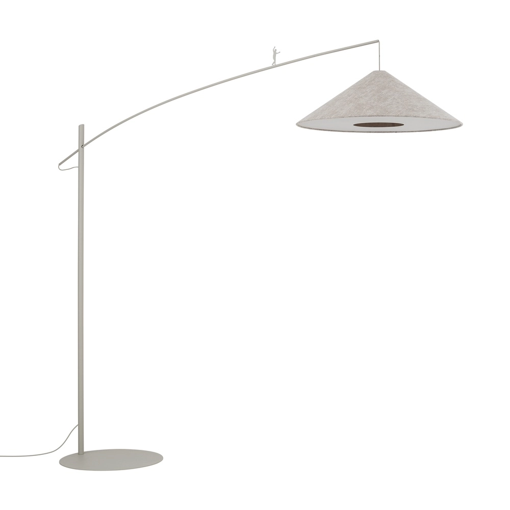 Vloerlamp Poise zand bruin Ø 72cm Lyora 5903139116862