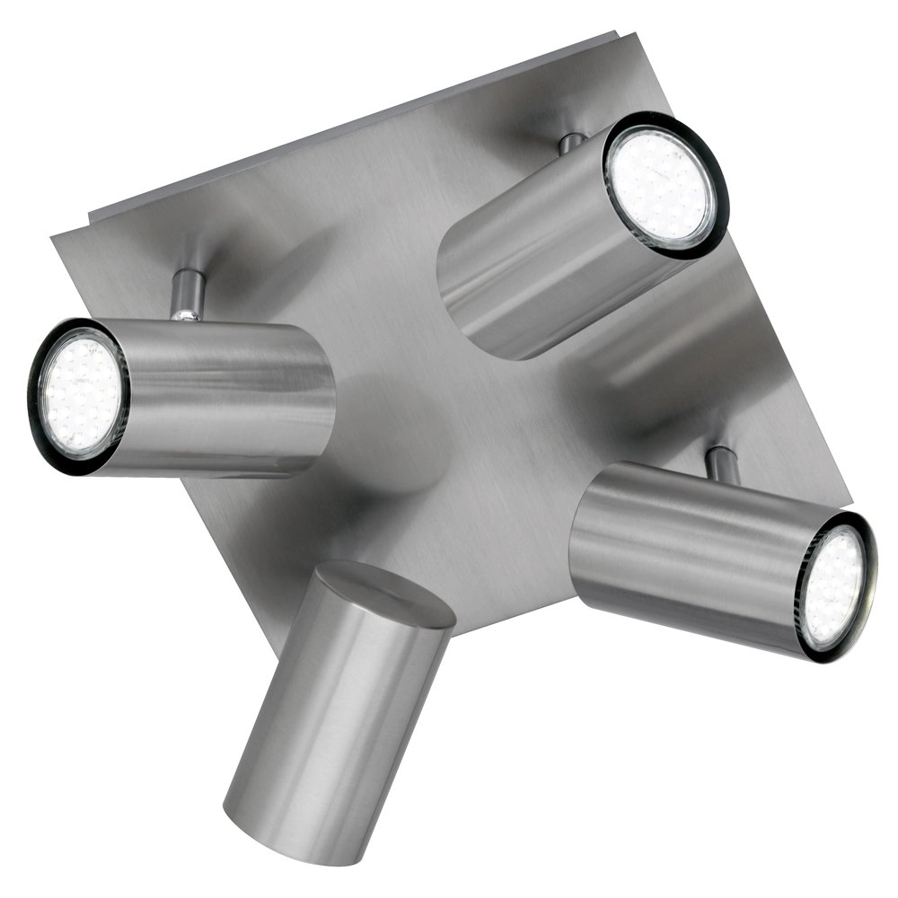 Plafondspot Series 8024 4-lichts nikkel mat