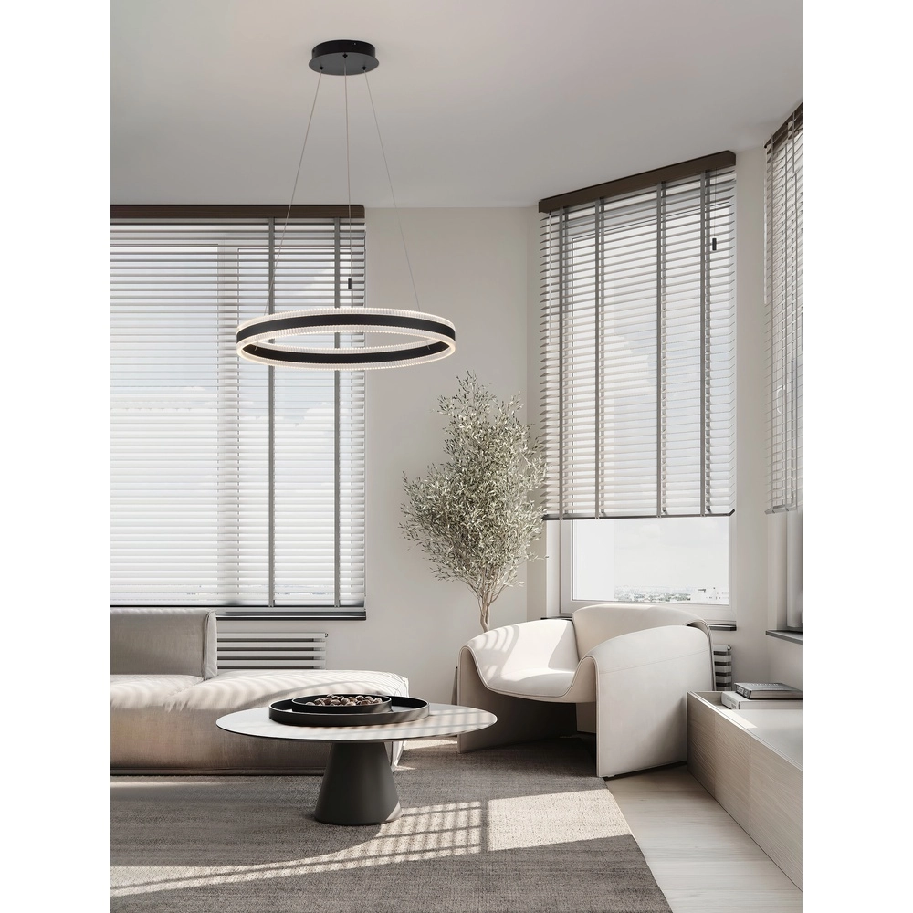 Design hanglamp Alaro zwart enkel Lyora 5212017459619
