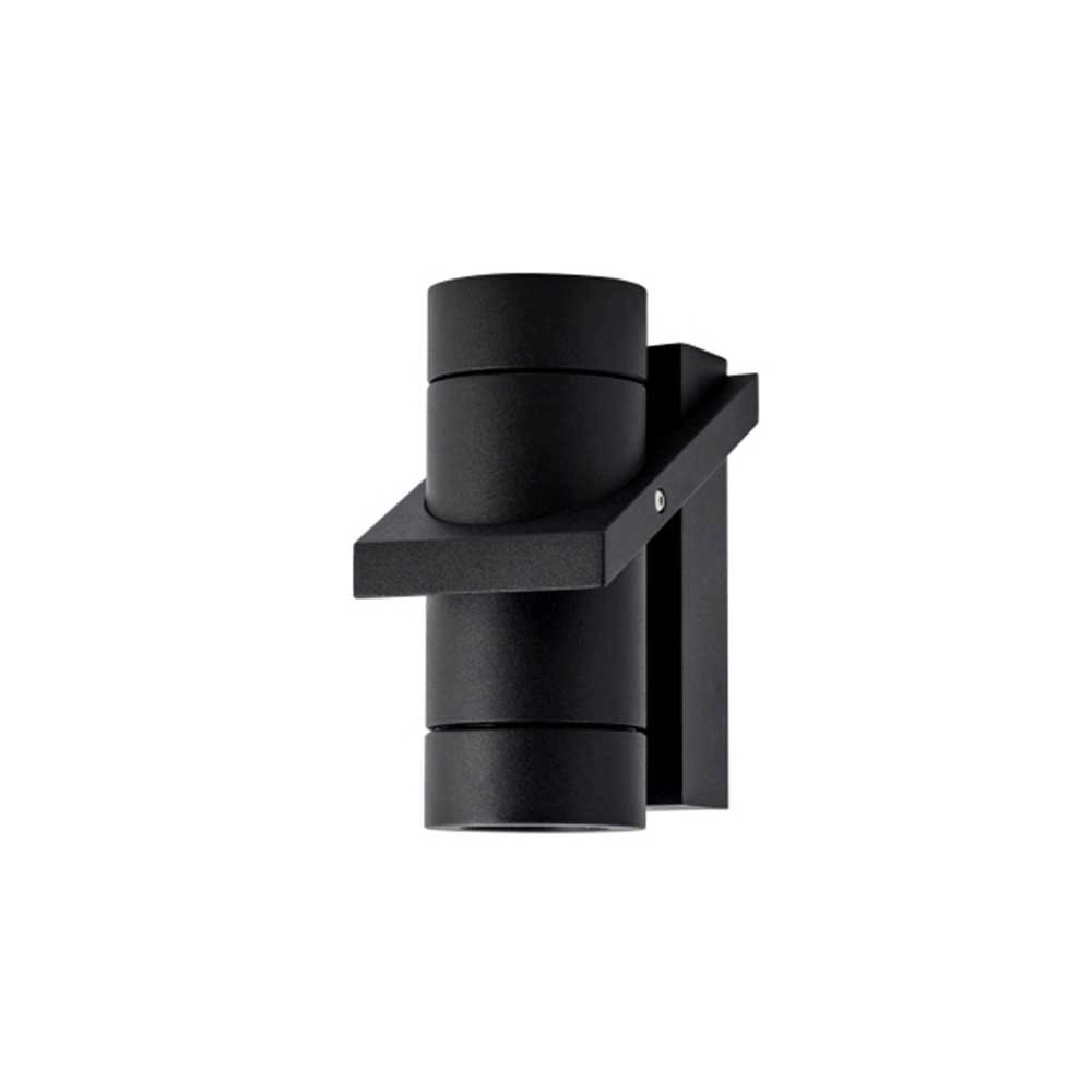 Zwarte wandspot Double