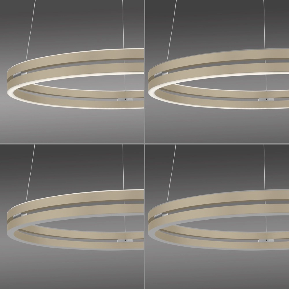 Kantoor hanglamp Pure E-Loop bronce - Ø 70cm Paul Neuhaus 4012248398364