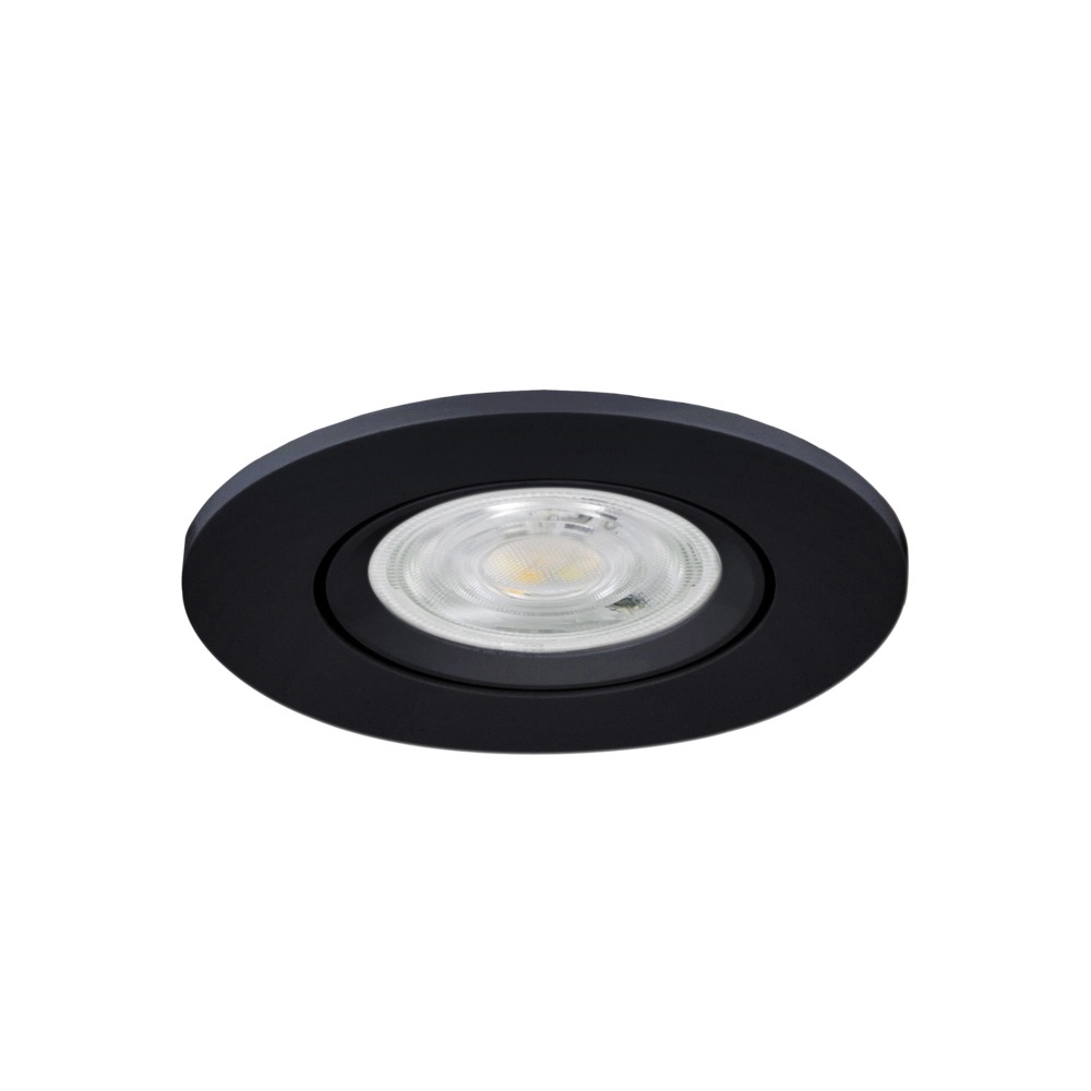 Inbouwspot Barranco zwart Ø 9cm - 3-staps CCT Eglo 9008606359400