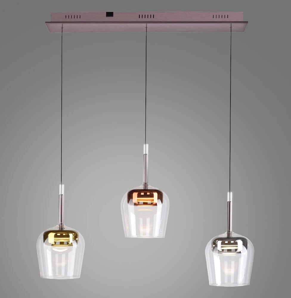 3-lichts hanglamp Q-Kon meerdere kleuren Paul Neuhaus 4012248383896