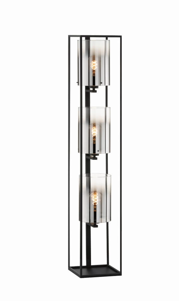 Vloerlamp Samu smoke glas