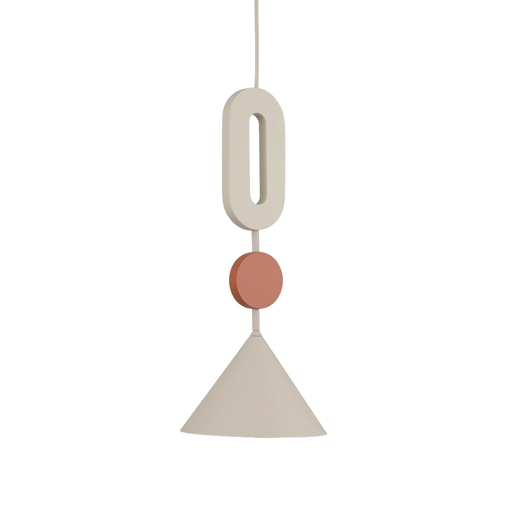 Unieke hanglamp Drops Color zand bruin Ø 20,5cm Lyora 5903139111928