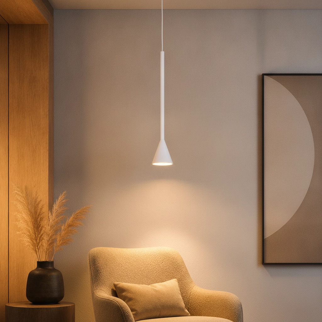 Hanglamp Net enkel wit