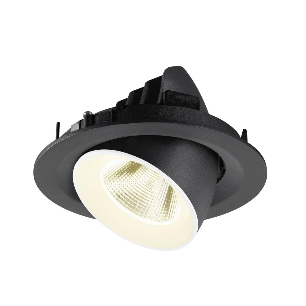 Inbouwspot Numinos Gimble M zwart/wit 4000K - 20gr SLV 4024163311762