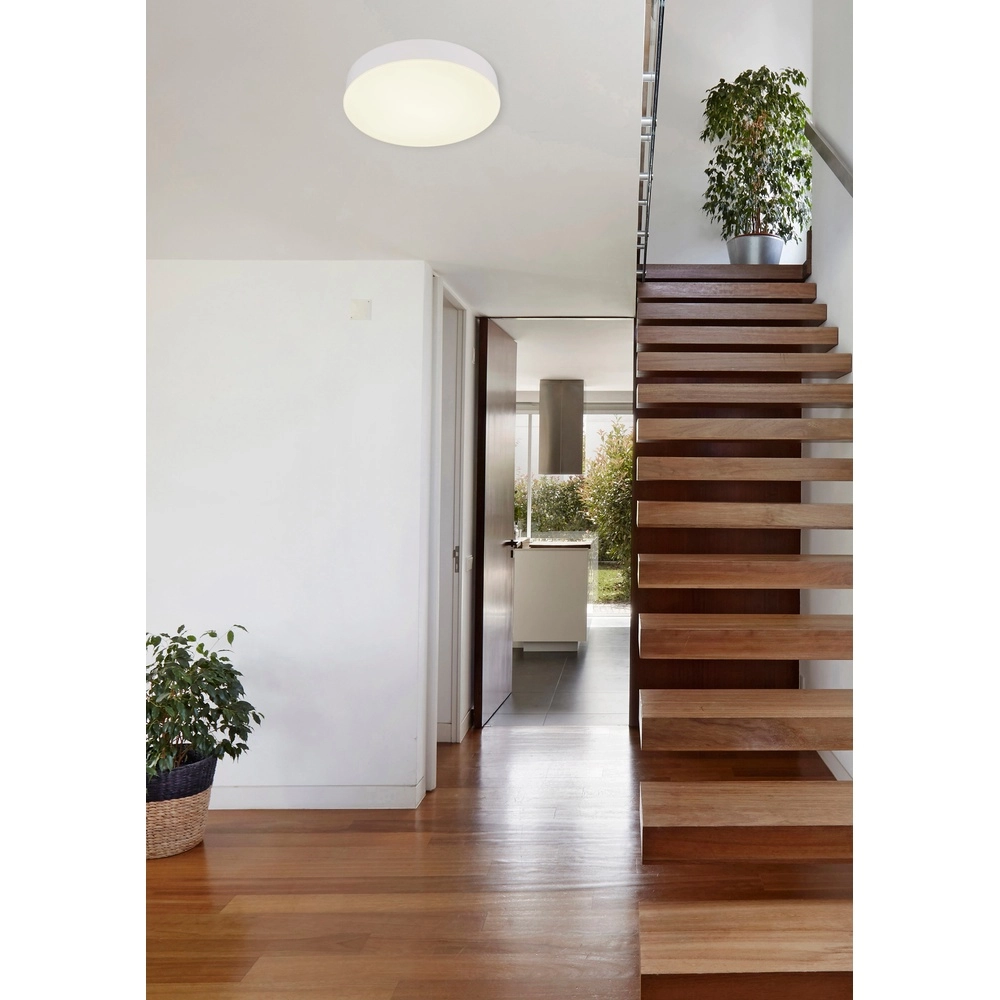 Plafonniere Matthew design wit Ø 30cm Globo 9007371456208