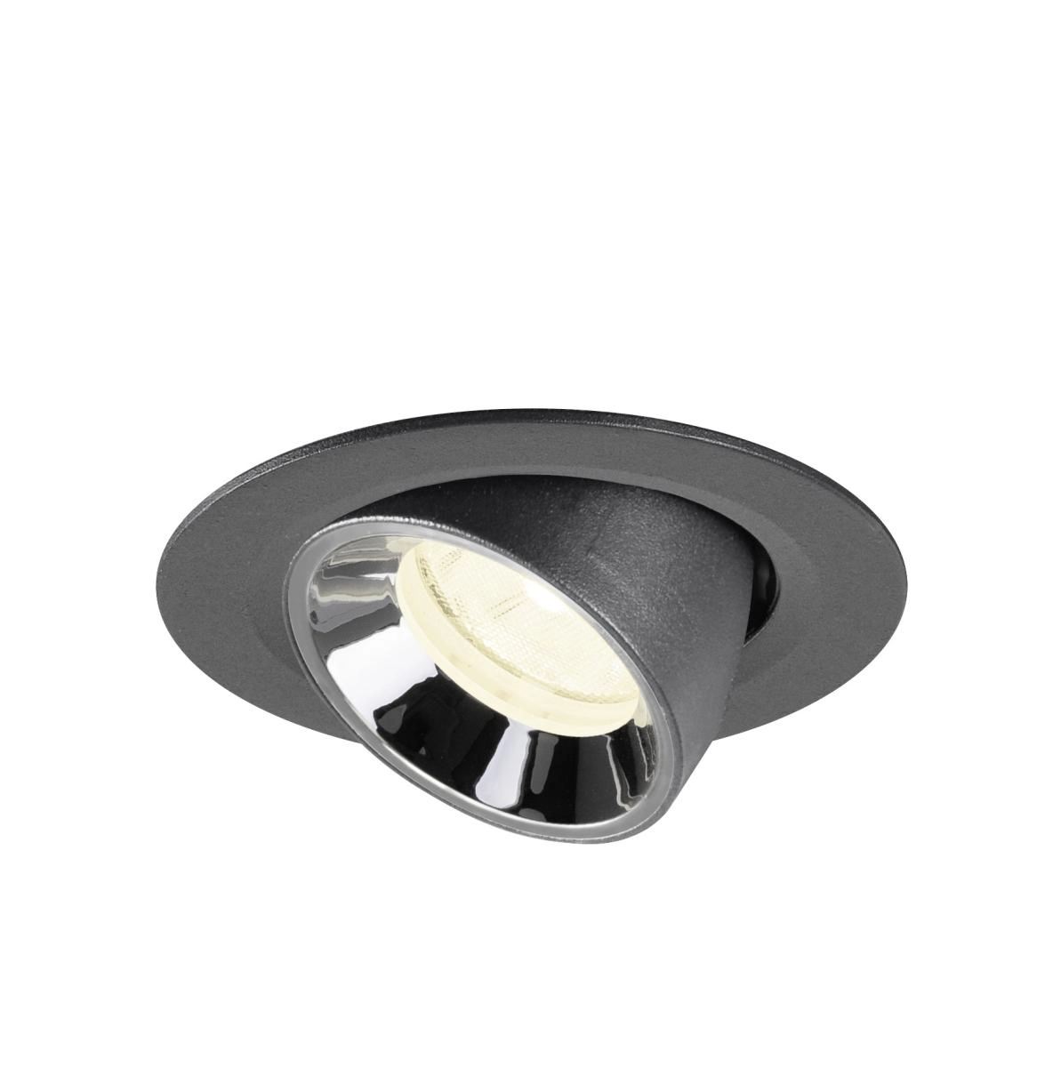 Inbouwspot Numinos Gimble XS zwart/chroom 4000K - 20gr SLV 4024163306904