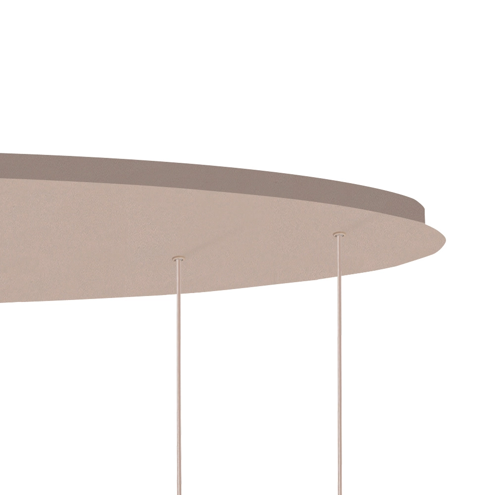 Eettafel hanglamp Marrone 7L - ovaal - zand Highlight 8718379052118