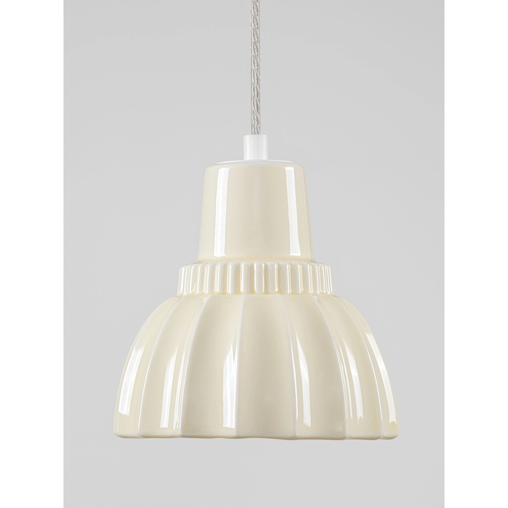 Hanglamp Picco wit met crème Lyora 5212017495402