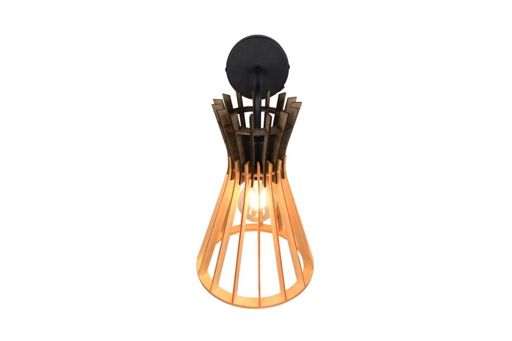 Design hanglamp Alice hout Trio 4017807637366