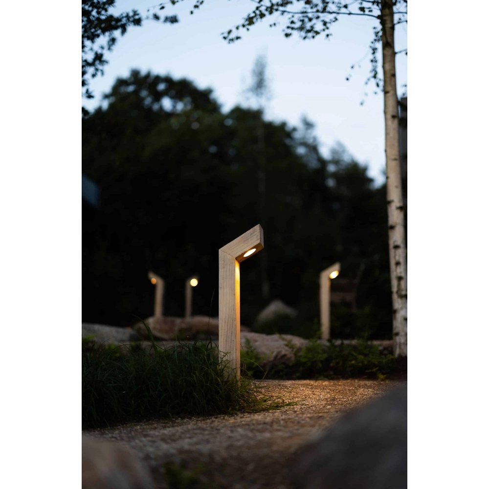 Houten padverlichting Punto Accoya - 80cm - 2700K Timberlab 8716803514096