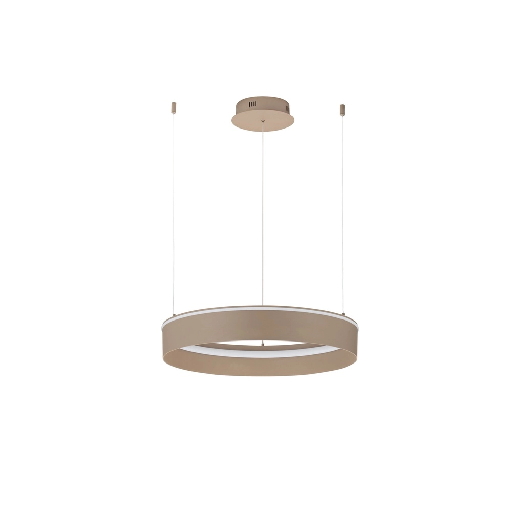 Moderne hanglamp Olivia zand bruin Ø 60cm Lyora 5212017494184