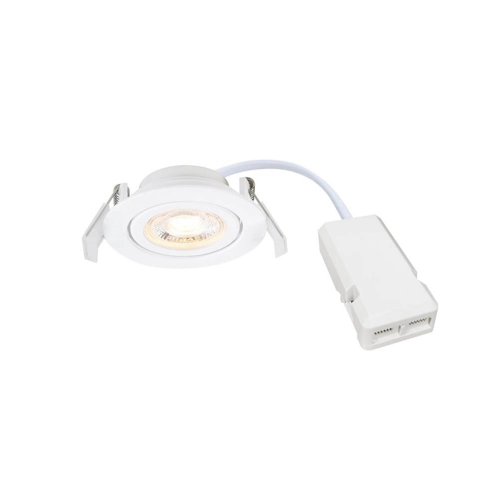 Witte inbouwspot Monolo Ø 8,2cm