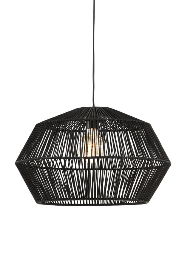 Bohemian hanglamp Deya zwart Ø 49cm