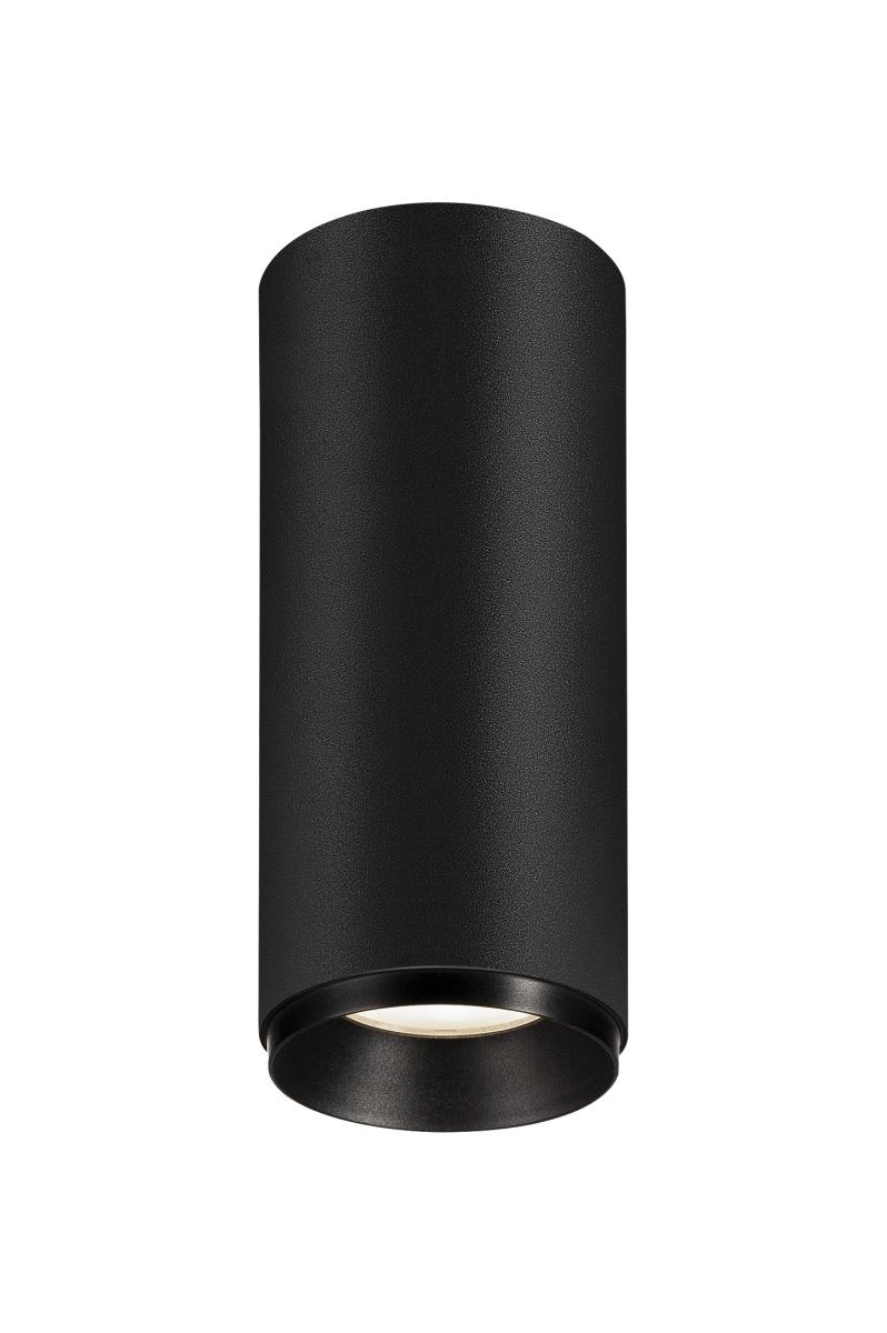Opbouwspot Numinos S cilinder zwart 4000K - 24gr