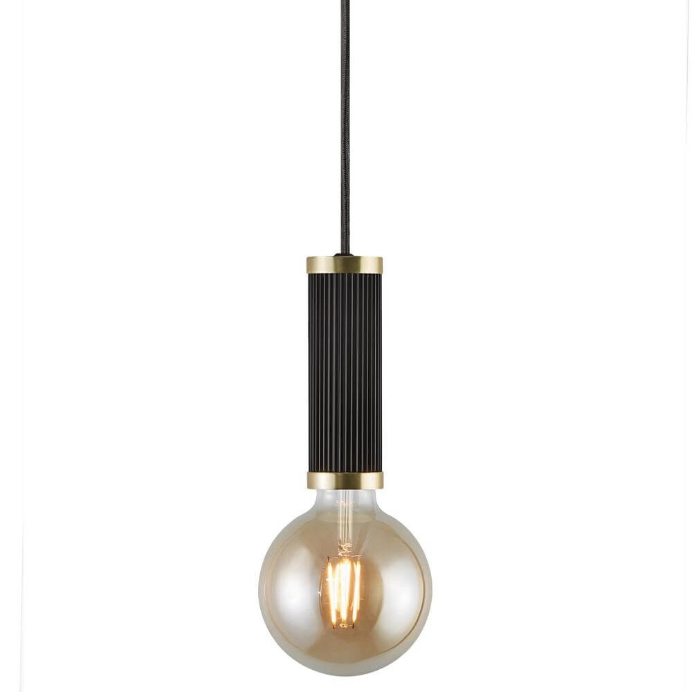 Hanglmap Galloway zwart met goud Nordlux 5704924001826