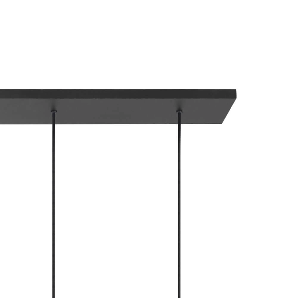 Hanglamp Perugia zwart - 3x E27 - 2x GU10 Highlight 8718379046964