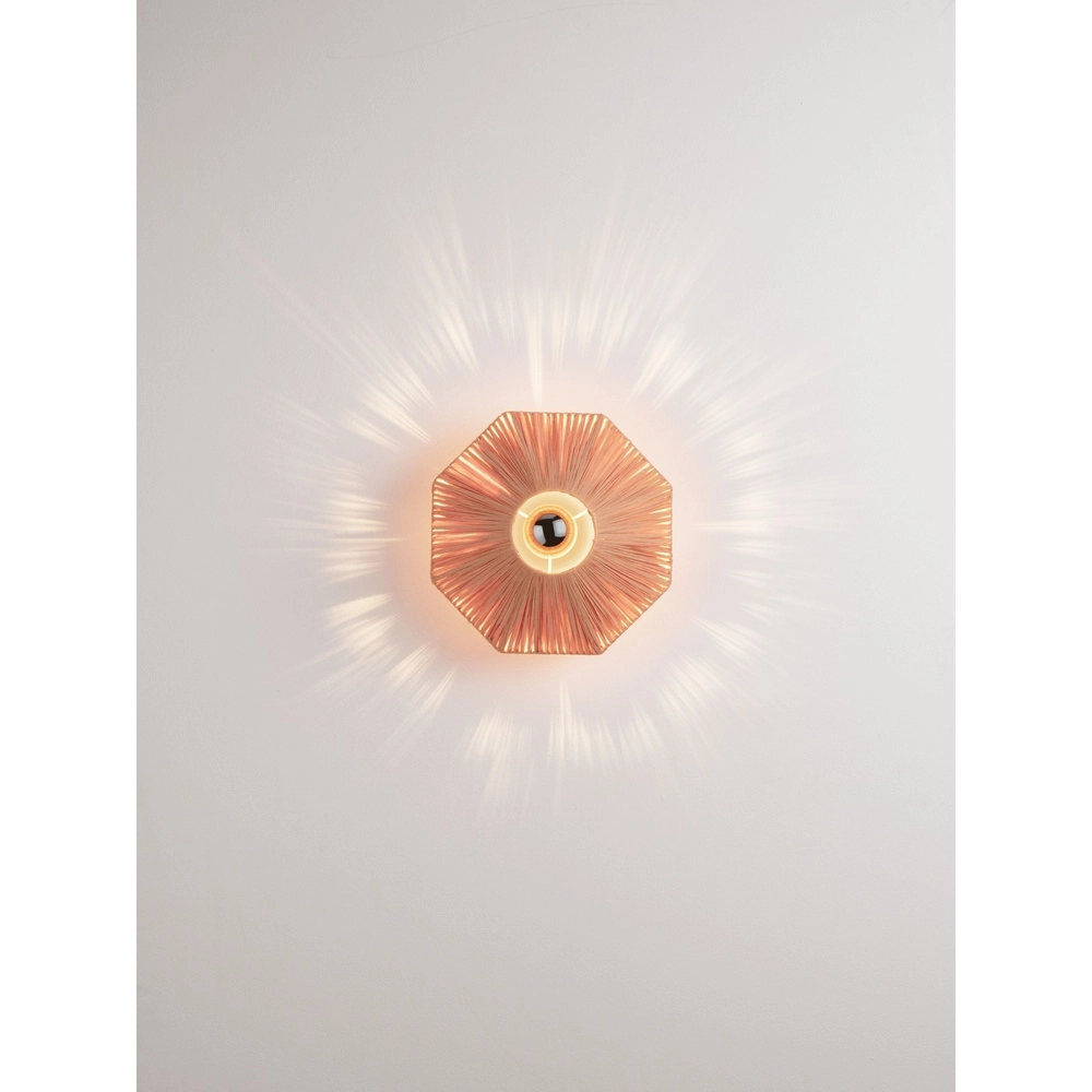 Wandlamp Elvio terracotta Ø 30cm Lyora 5212017493873