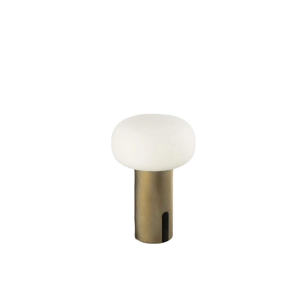 Design tafellamp Antibes mini goud oplaadbaar