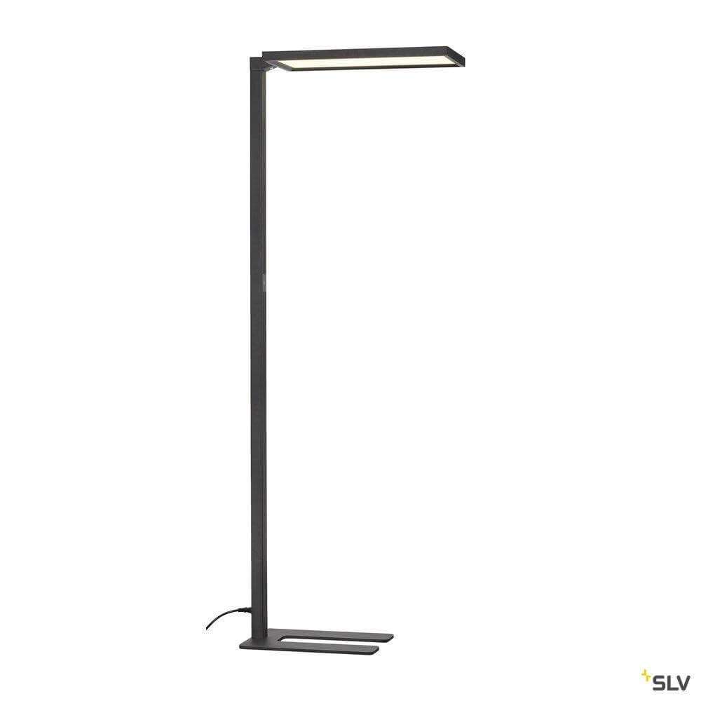 Led vloerlamp Worklight kantoor 195cm zwart