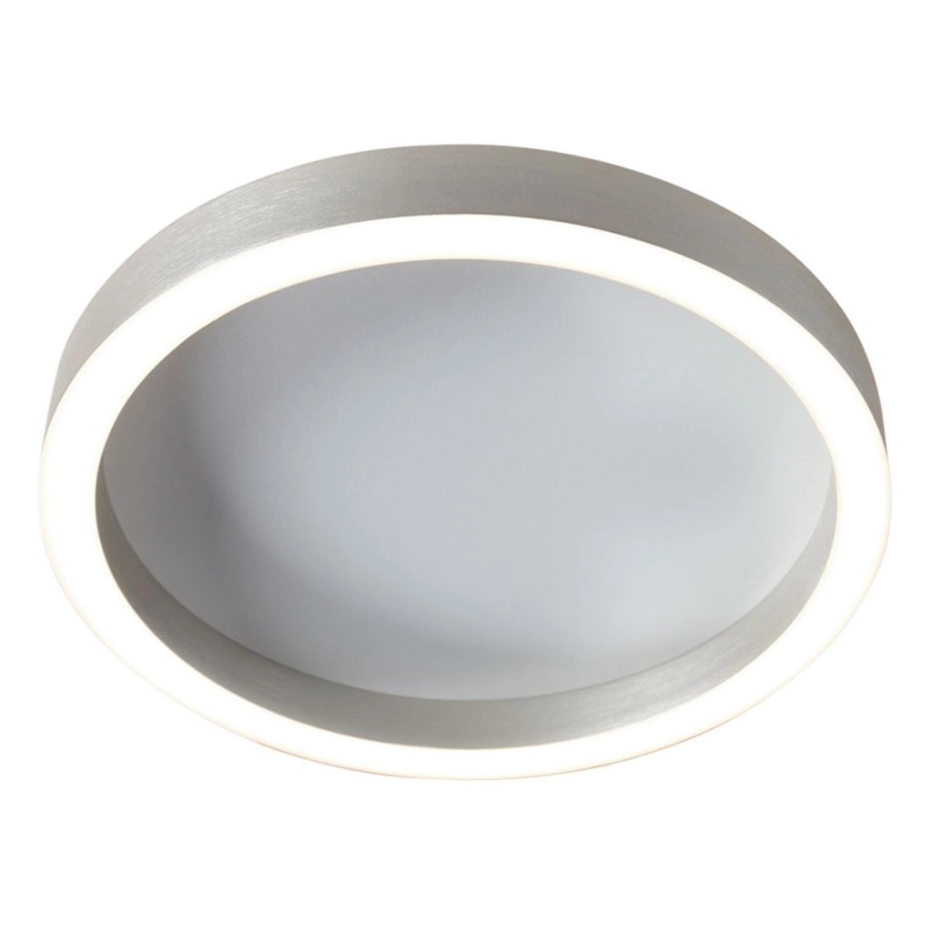 Design plafondlamp Ringlux geborsteld metaal Ø 40cm Steinhauer 8712746180930