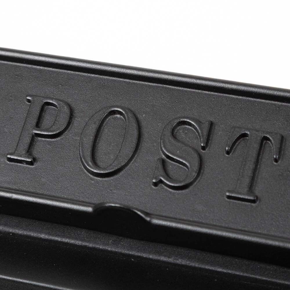 Zwart brievenbus Postbox B6 KS verlichting 8714732171342