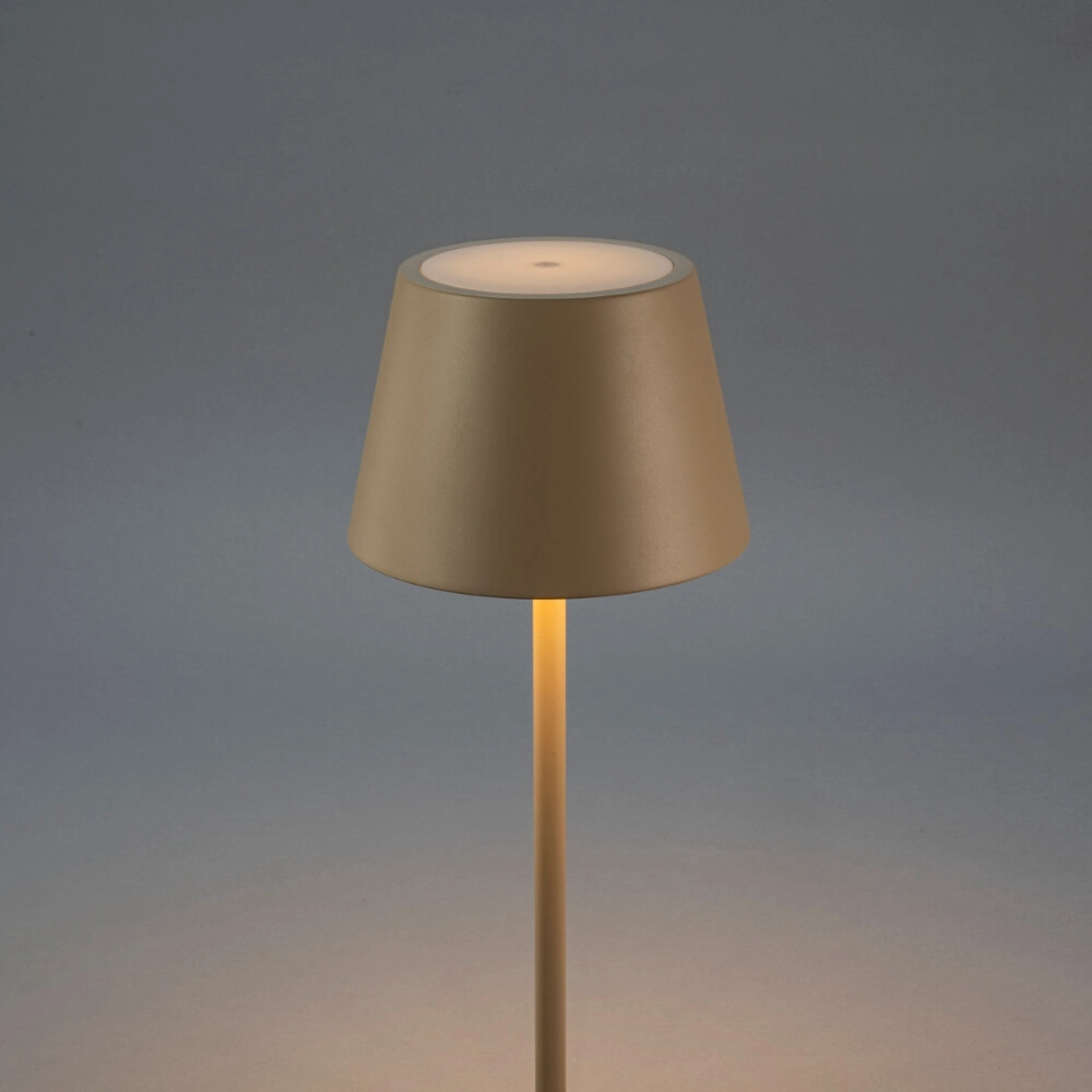 Oplaadbare vloerlamp Pomezia Medium zand bruin KonstSmide 7318307841336