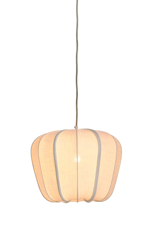 Witte hanglamp Zubedo Ø 40cm