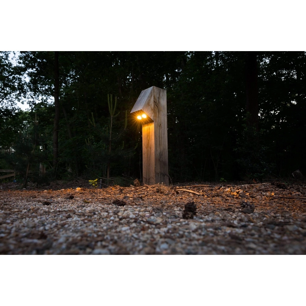 Houten padverlichting Peri 150 Eiken - 15x15x50 - 2700K Timberlab 8716803514003