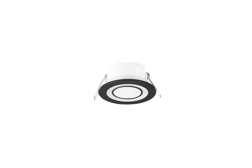 Inbouwverlichting Core 8,2cm zwart Trio 4017807504132