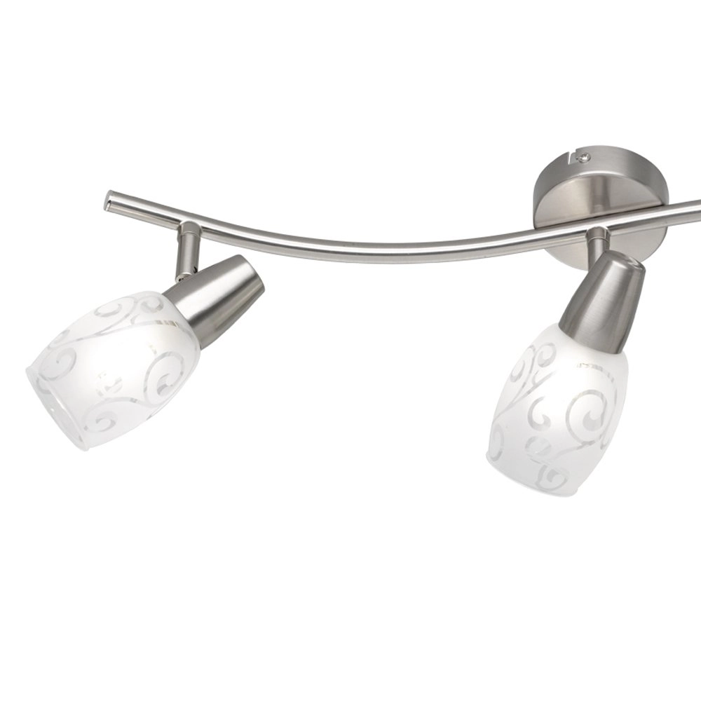 Plafondlamp Colmar 3-lichts nikkel mat Trio 4017807305173