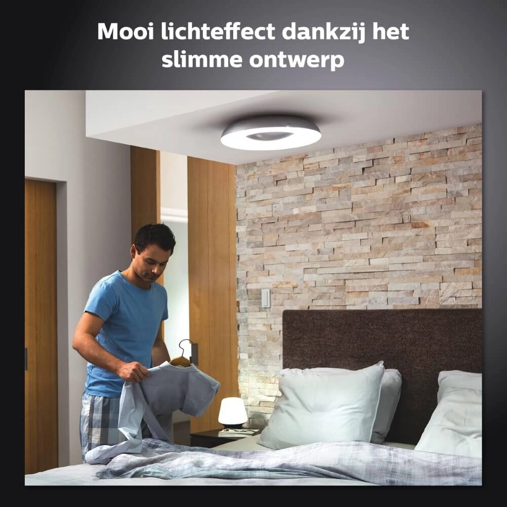Plafondlamp Hue Still - White Ambiance Ø 39,1cm wit Philips 8719514341371