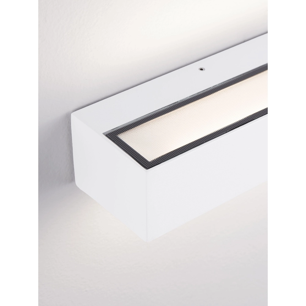 Strakke wandlamp Lane wit 36cm - 28W Lyora 5212017496799