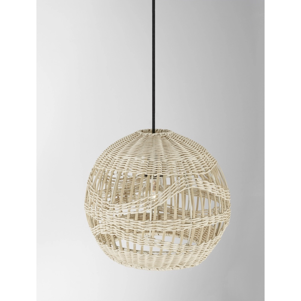 Rotan hanglamp Marlo Ø 30cm bol