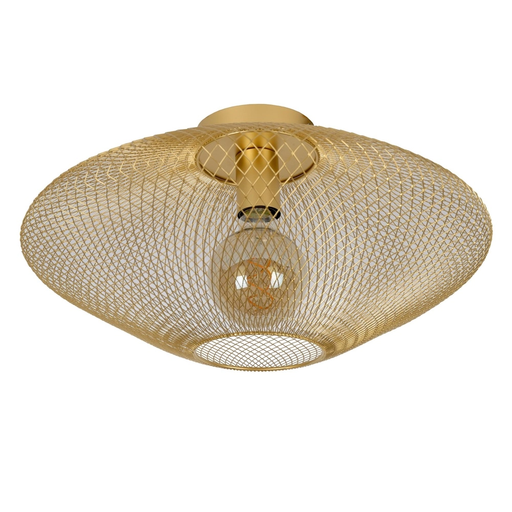 Gaas plafondlamp Mesh goud