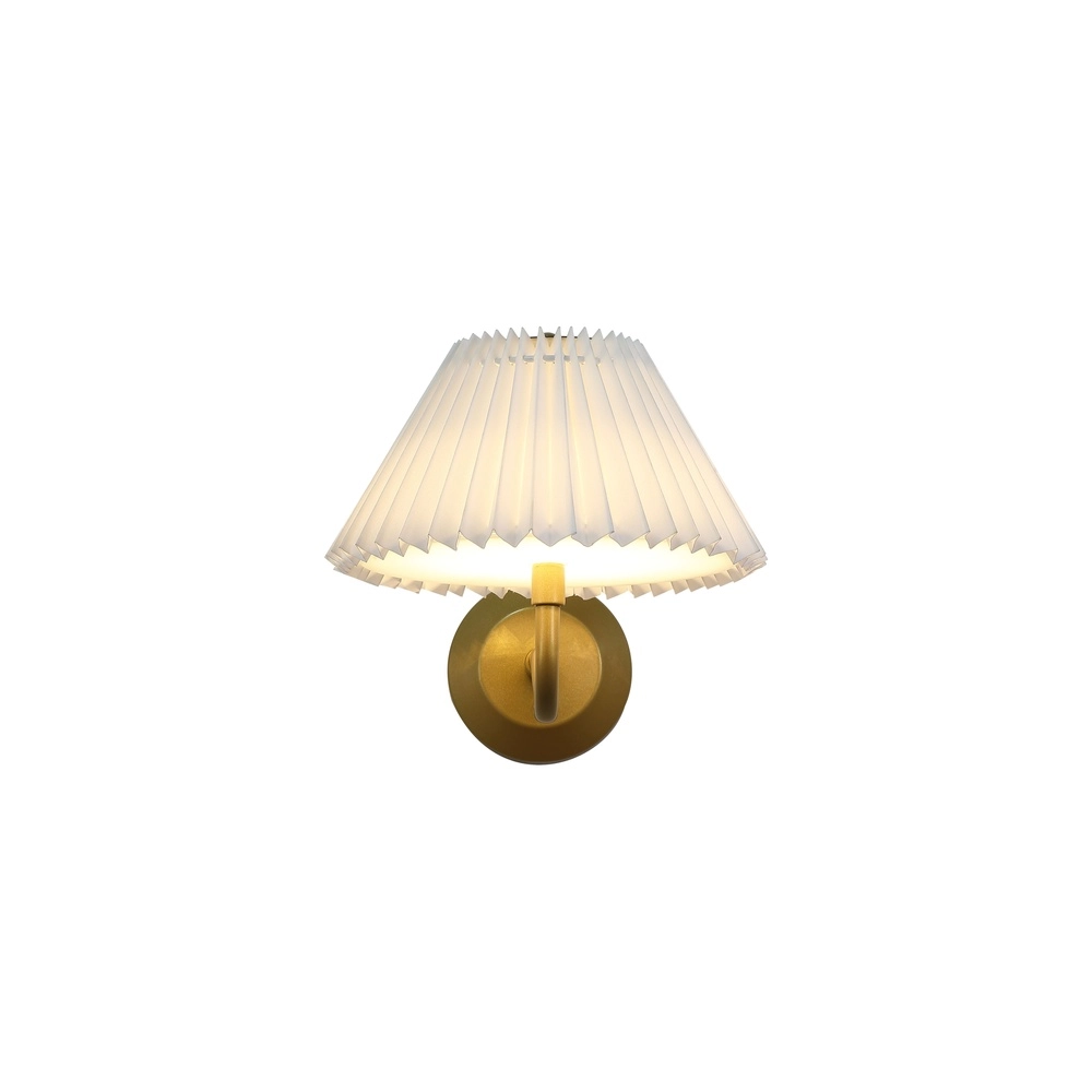 USB Oplaadbare wandlamp Danish goud met wit