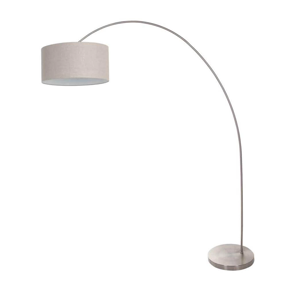 Booglamp Solva metaal met grijze kap Steinhauer 8712746174861