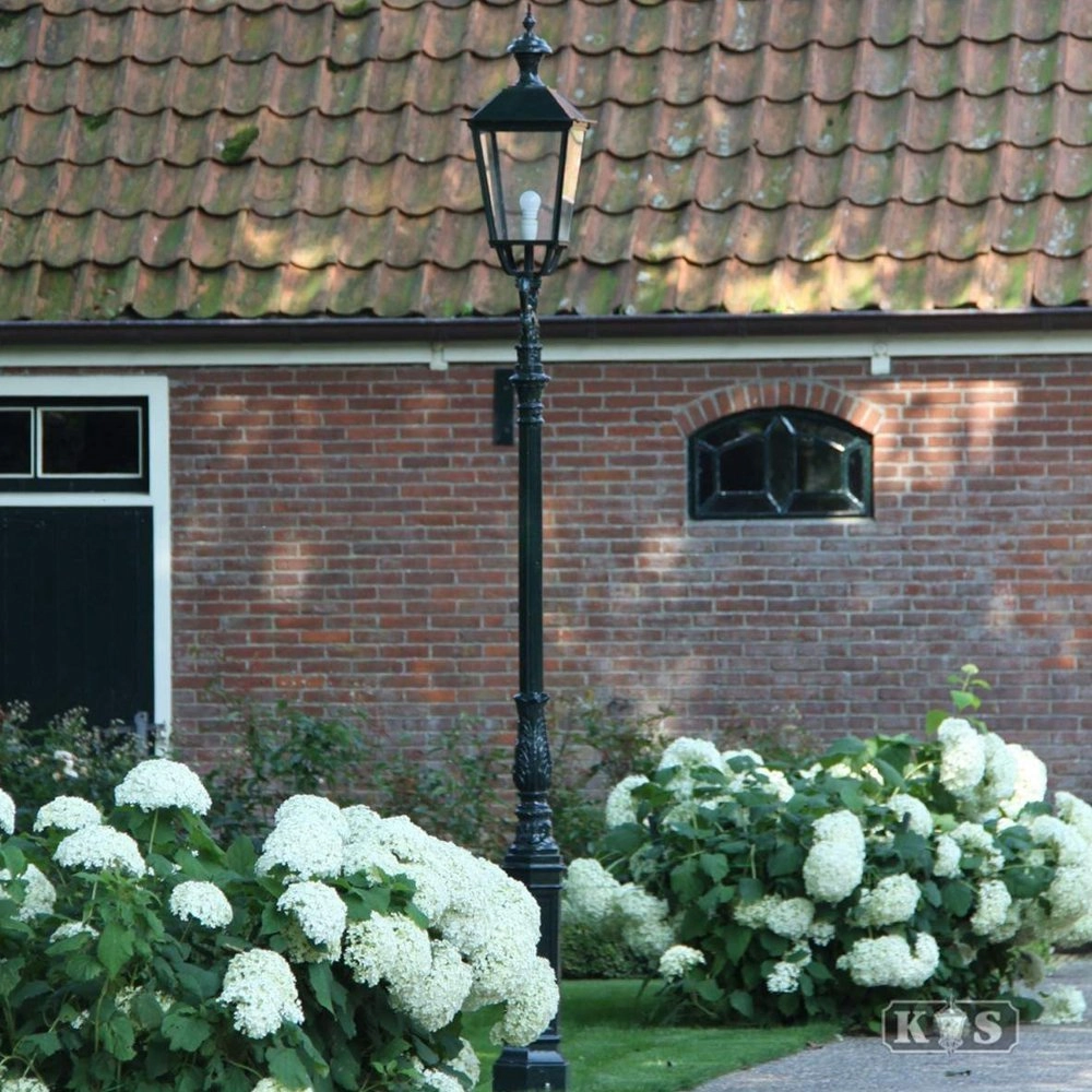 Nostalgische tuinlamp Dresden zwart KS verlichting 8714732080248