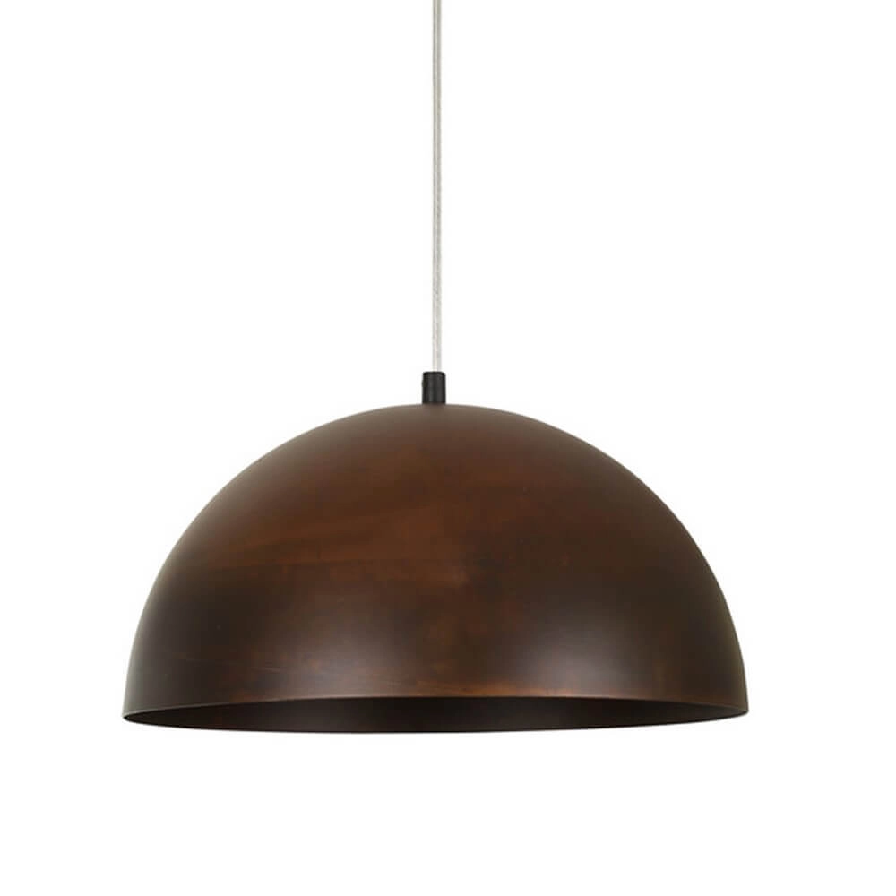 Roestige hanglamp Hemisphere Rust S Ø 34cm