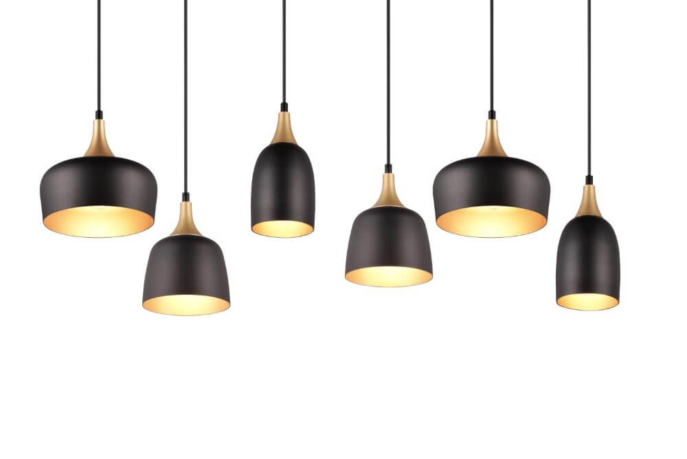Design hanglamp Chiraz zwart 6-lichts Trio 4017807566864