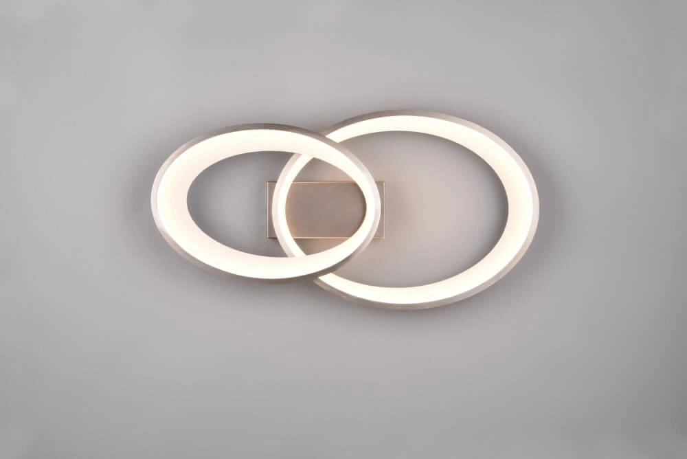 Plafondlamp Malaga nikkel Trio 4017807576948