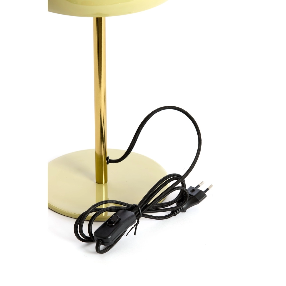 Tafellamp Surin Ø 23cm - glans licht groen met goud Light & Living 8717807743468