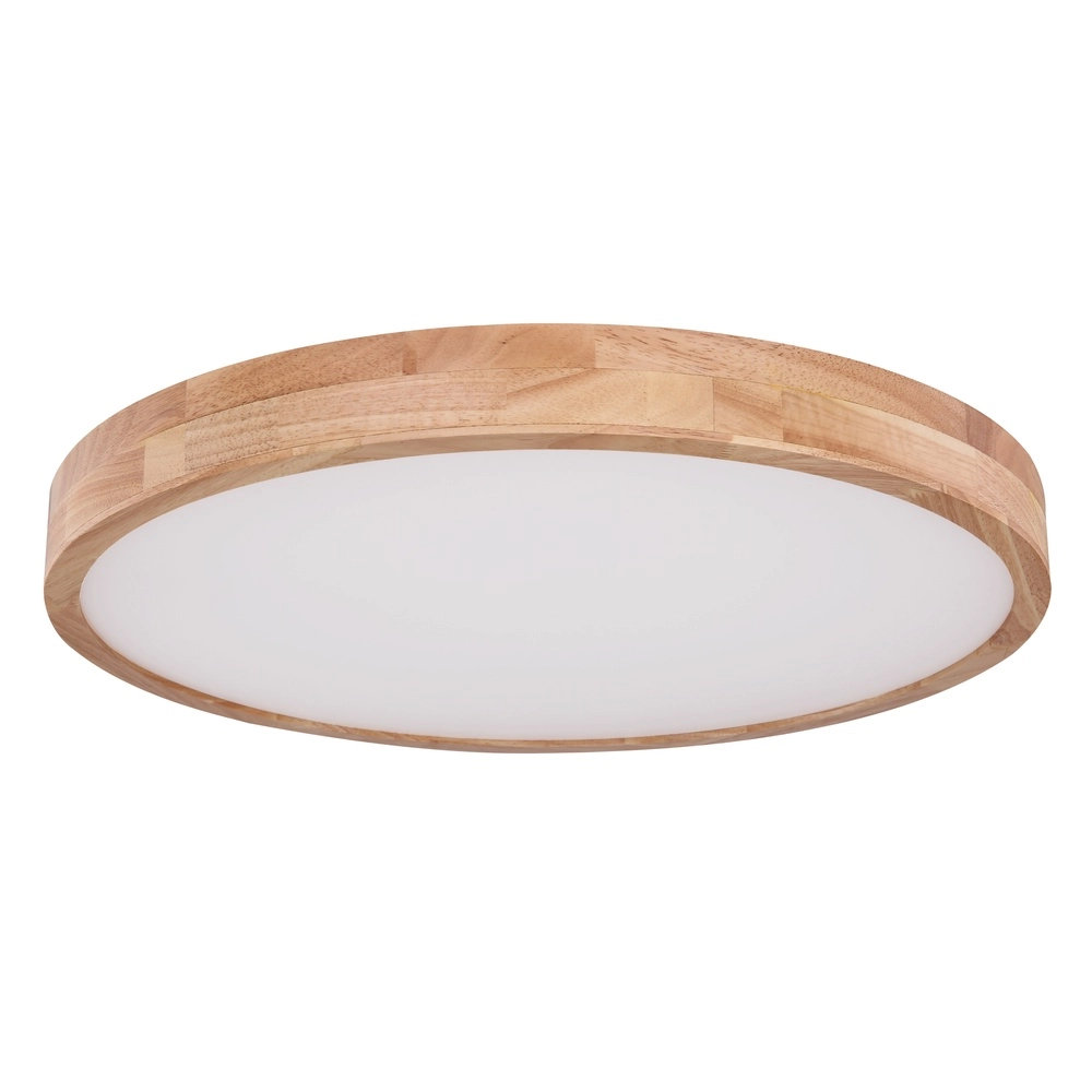 Houten plafonniere Rainer scandinavisch Ø 60cm Globo 9007371398270